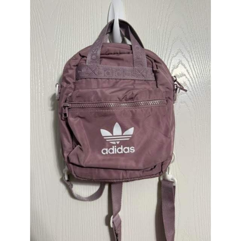 Adidas Originals Trefoil Mini Backpack Magic Mauve Y2K Sporty Casual Athleisure